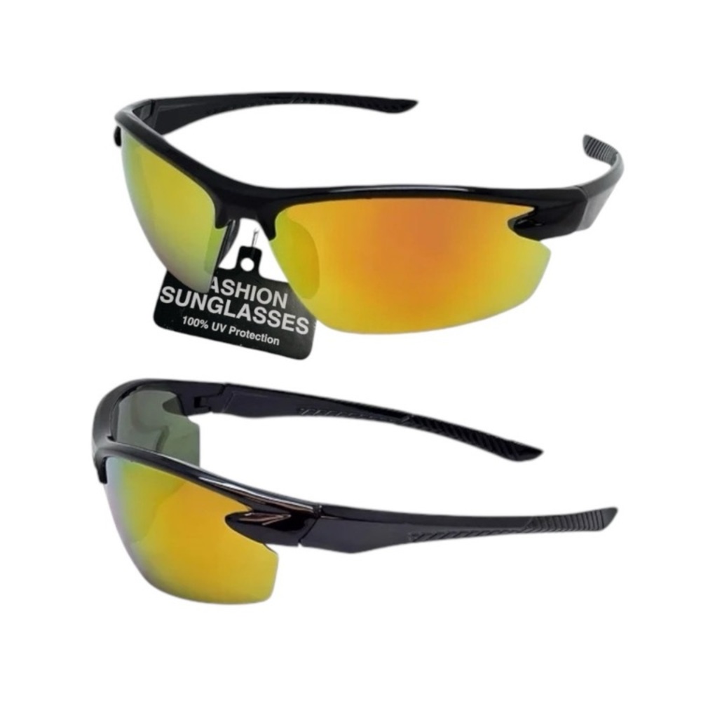 Sports Wrap Semi Rim    Sunglasses